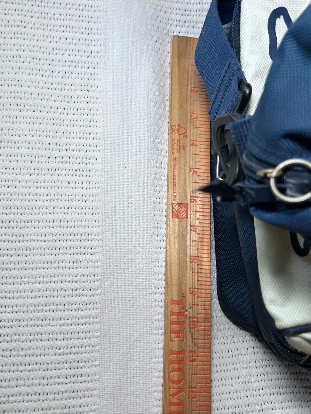 Kappa Sports Blue & White Vintage Duffle Bag